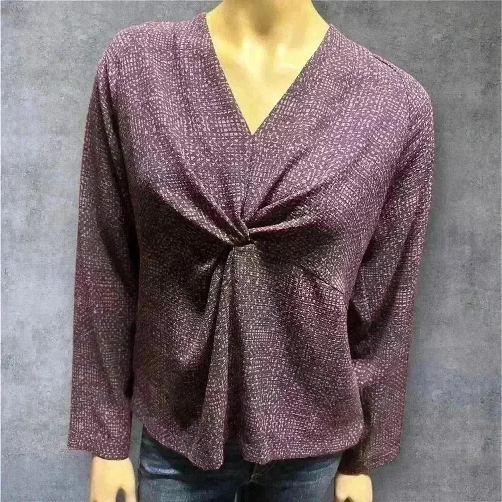 NWOT Prologue women’s long sleeve business casual blouse size M top